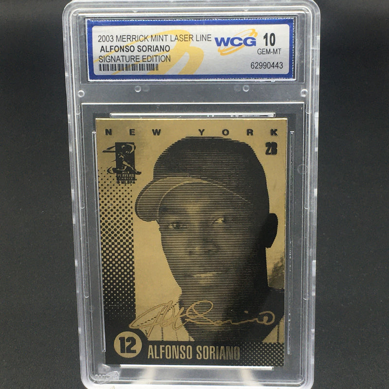 2003 MERRICK MINT GOLD - SIGNATURE EDITION - A. SORIANO -