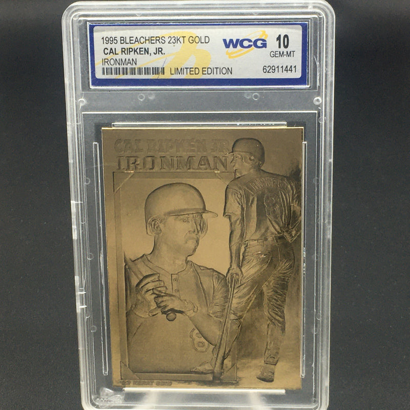 1995 BLEACHERS 23 KARAT GOLD - IRON MAN - LIMITED EDITION - C. RIPKEN JR. -