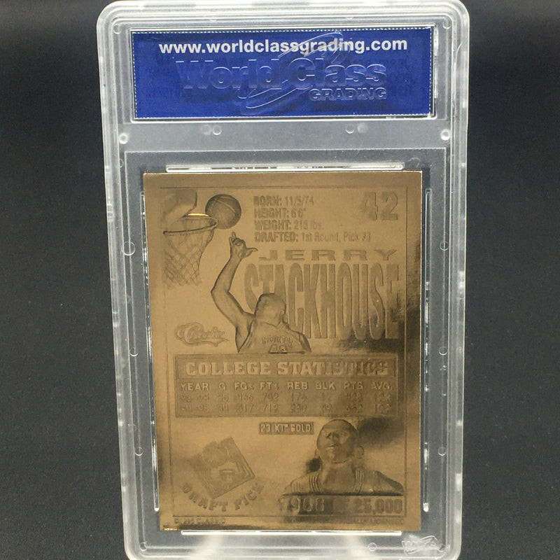 1995 CLASSIC 23 KARAT GOLD - LIMITED EDITION - J. STACKHOUSE - #42 - #'D/25000 - GEM-MT 10