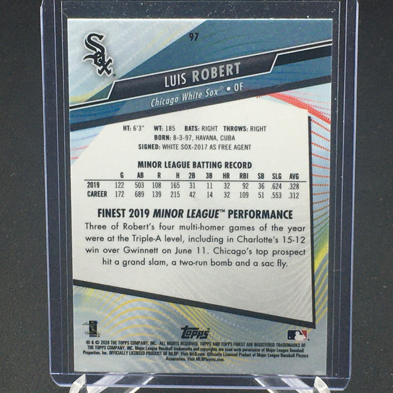 2020 TOPPS FINEST - L. ROBERT -