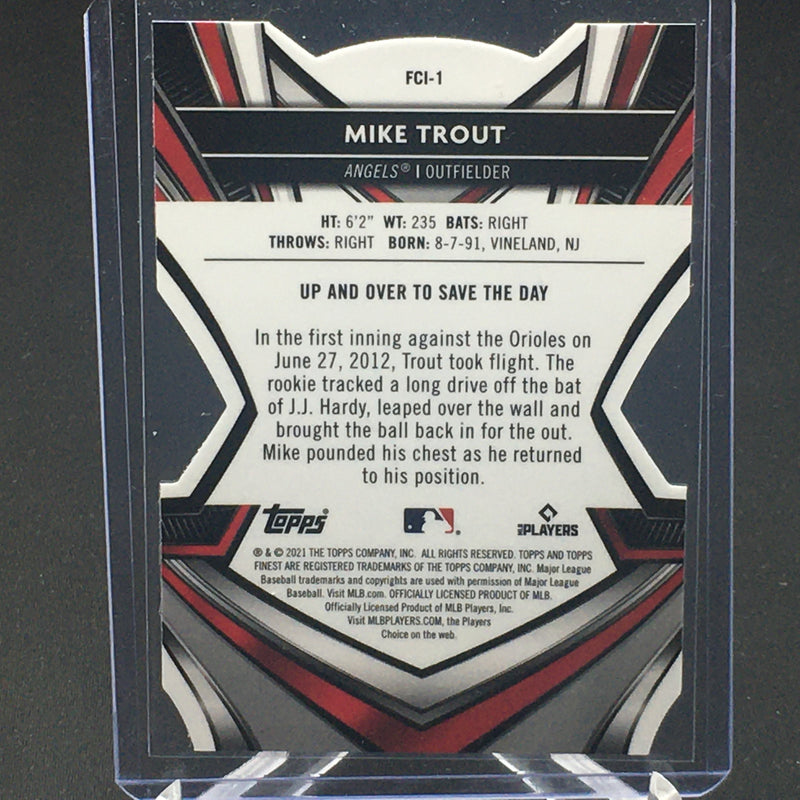2021 TOPPS FINEST - FINEST CAREERS - M. TROUT -