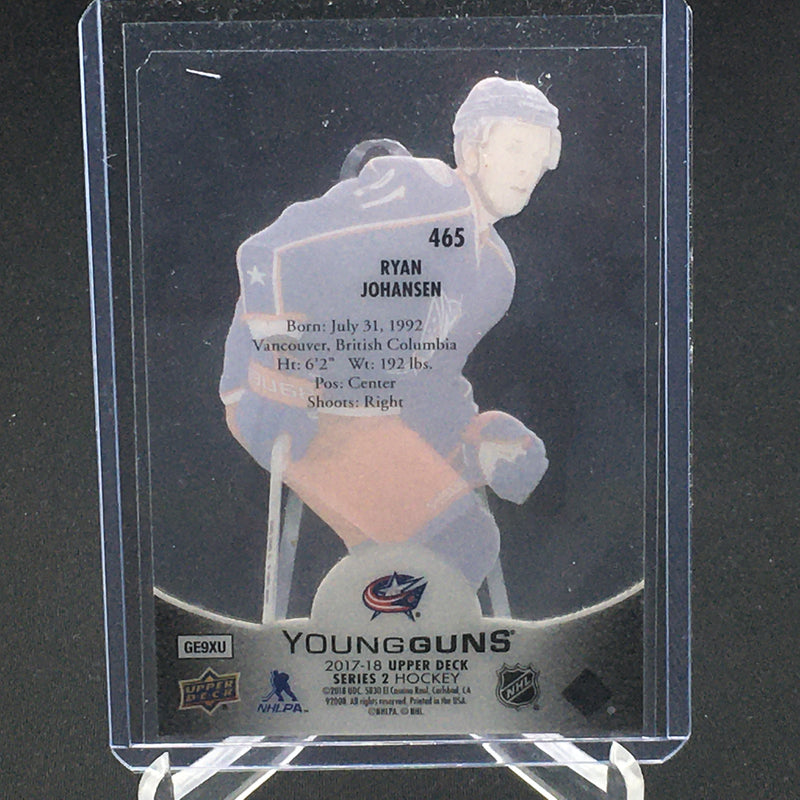 2017 UPPER DECK SERIES TWO - CLEAR CUT - YOUNG GUNS - R. JOHANSEN -