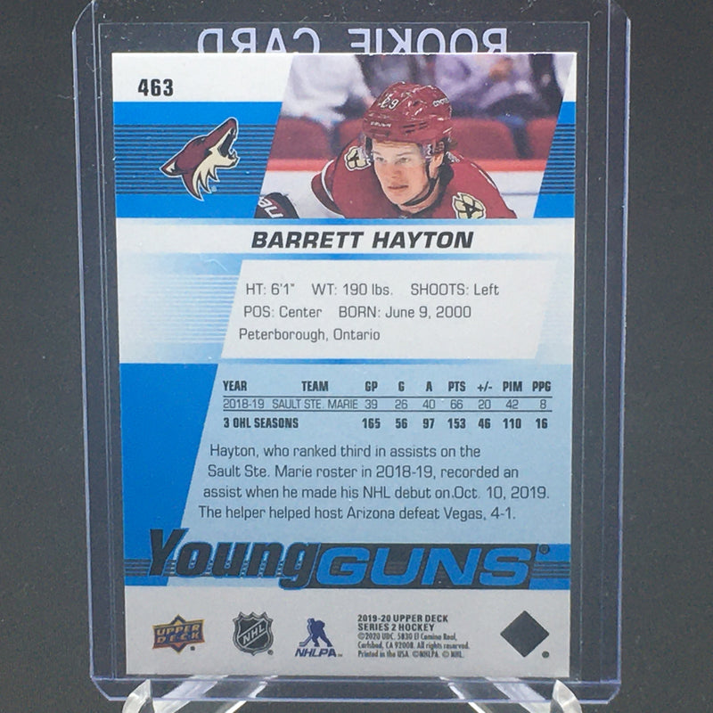 2019 UPPER DECK SERIES TWO - YOUNG GUNS - B. HAYTON -