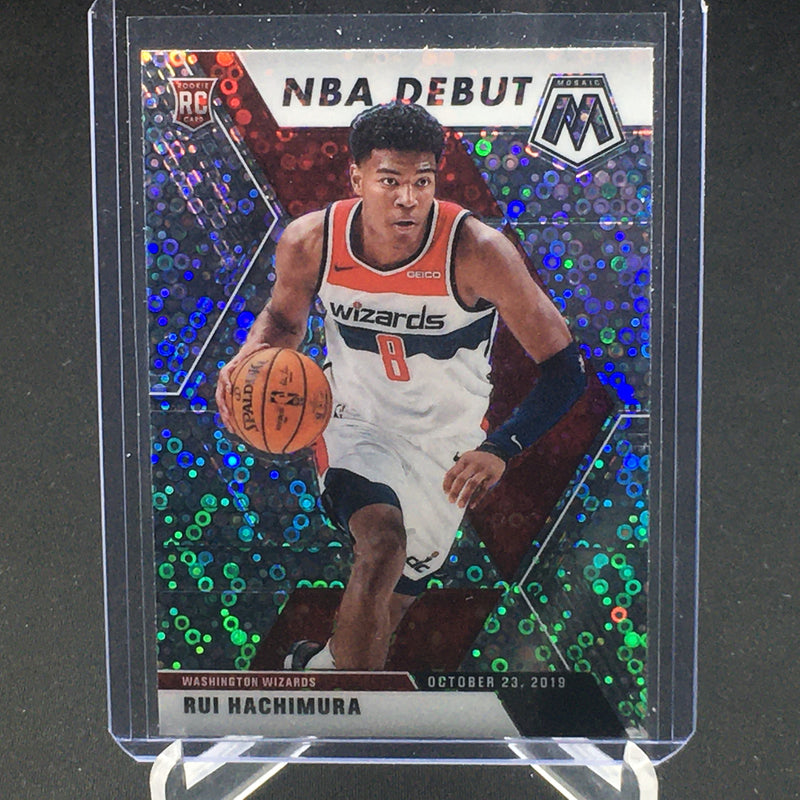 2019 PANINI MOSAIC - NBA DEBUT - SILVER DISCO PRIZM - R. HACHIMURA -
