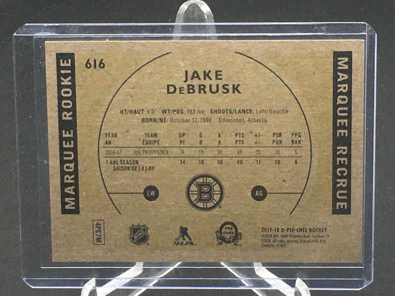 2017 UPPER DECK O-PEE-CHEE MARQUEE ROOKIE - J. DEBRUSK -