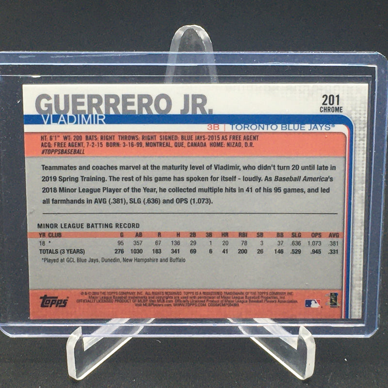 2019 TOPPS CHROME - V. GUERRERO JR. -