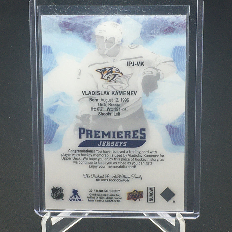 2017 UPPER DECK ICE - PREMIERES JERSEYS - V. KAMENEV -