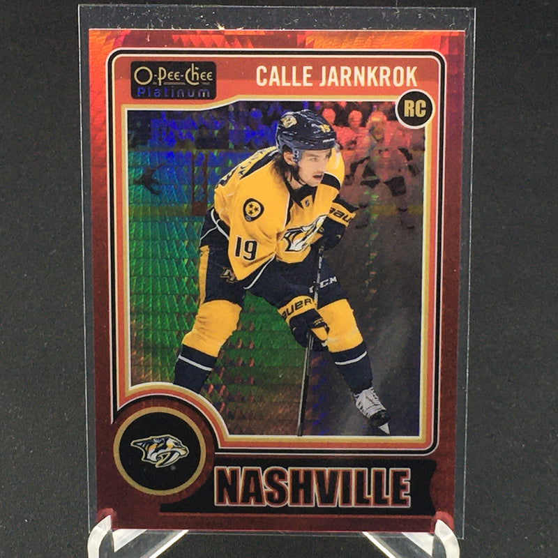 2014 UPPER DECK O-PEE-CHEE PLATINUM - RED  - C. JARNKROK - #161 - #'D/135 - RC