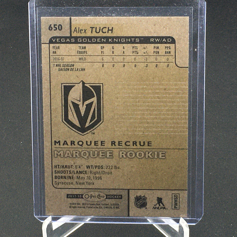 2017 UPPER DECK O-PEE-CHEE - RED - MARQUEE ROOKIE - A. TUCH -
