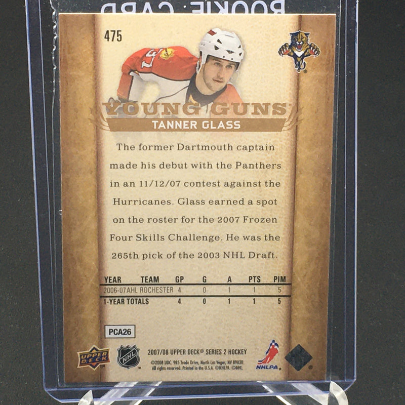 2007 UPPER DECK SERIES TWO - YOUNG GUNS - T. GLASS -