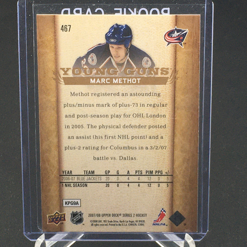 2007 UPPER DECK SERIES TWO - YOUNG GUNS - M. METHOT -