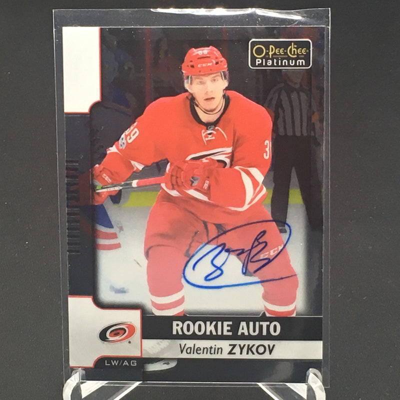 2017 UPPER DECK O-PEE-CHEE PLATINUM - ROOKIE AUTO - V. ZYKOV -