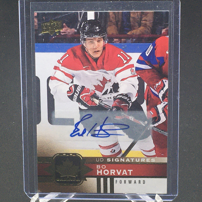 2017 UPPER DECK TEAM CANADA - UD SIGNATURES - B. HORVAT -