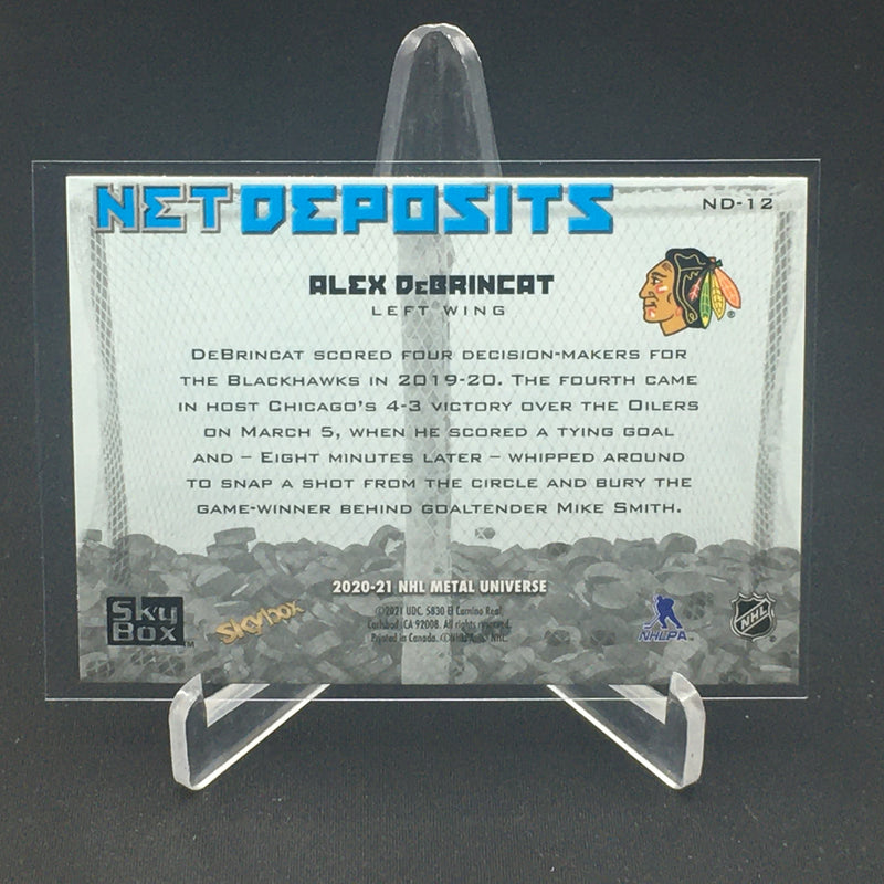 2020 UPPER DECK METAL UNIVERSE - NET DEPOSITS - A. DEBRINCAT -