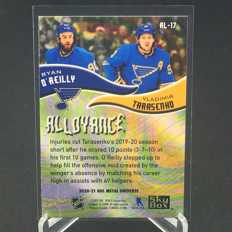 2020 UPPER DECK METAL UNIVERSE - ALLOYANCE - R. O'REILLY/ V. TARASEKNKO -