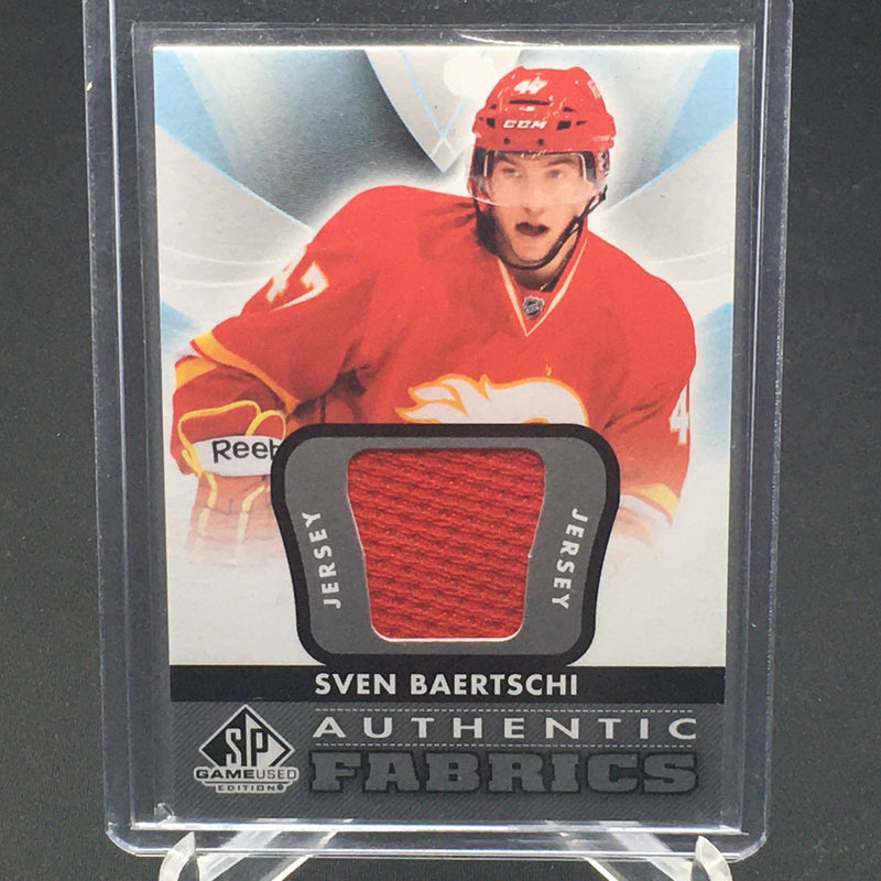 2012 UPPER DECK SP GAME USED - AUTHENTIC FABRICS - S. BAERTSCHI -