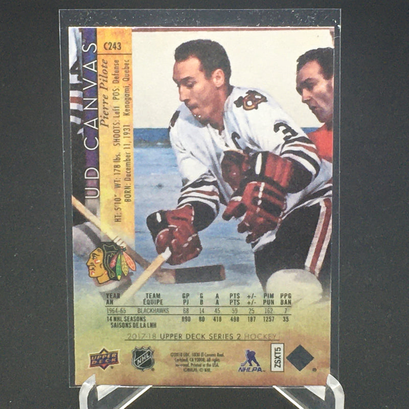 2017 UPPER DECK SERIES TWO - UD CANVAS - RETIRED - P. PILOTE -