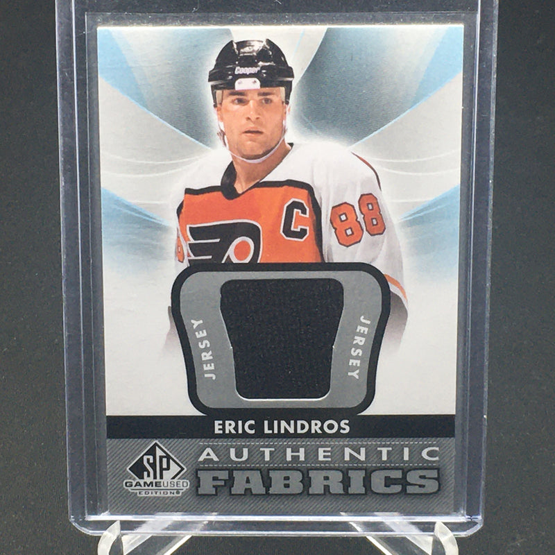2012 UPPER DECK SP GAME USED - AUTHENTIC FABRICS - E. LINDROS -