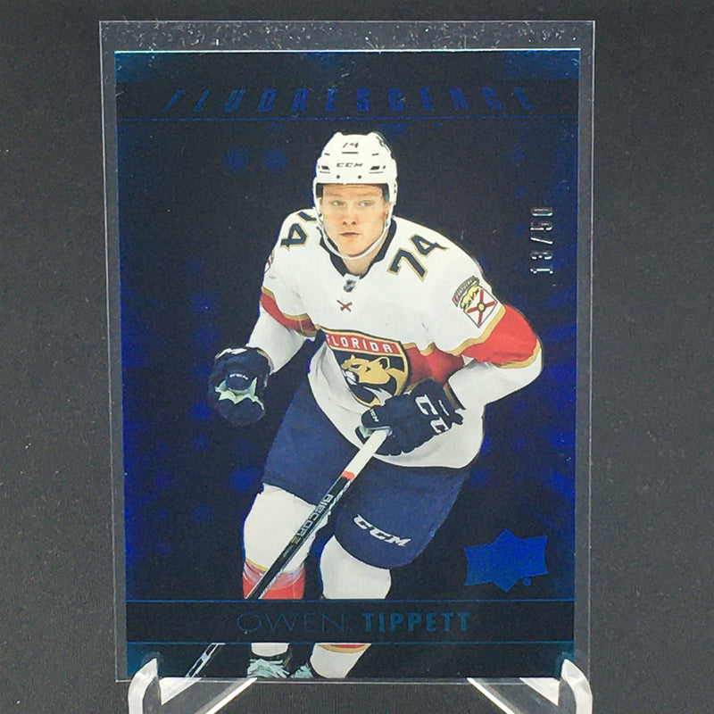 2017 UPPER DECK SERIES TWO - FLOURESCENCE - BLUE - O. TIPPETT - #F-39 - #'D/50