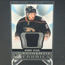 2012 UPPER DECK SP GAME USED - AUTHENTIC FABRICS - B. RYAN -