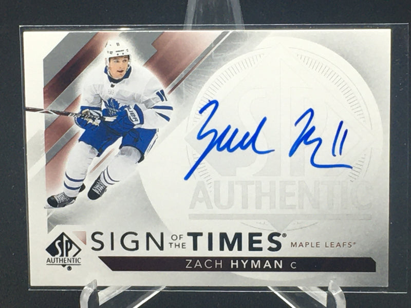 2017 UPPER DECK SP AUTHENTIC - SIGN OF THE TIMES - Z. HYMAN -