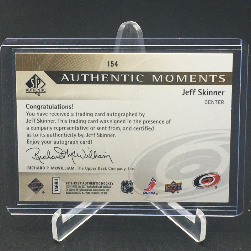2012 UPPER DECK SP AUTHENTIC - AUTHENTIC MOMENTS - GOLD - J. SKINNER -