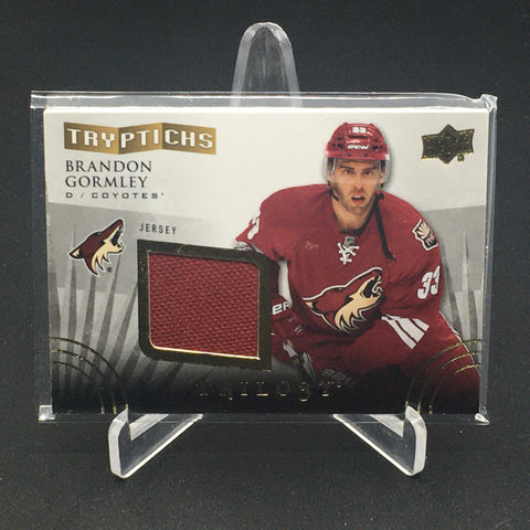 2014 UPPER DECK TRILOGY - TRYPTICHS - B. GORMLEY - #T-ROOK3 - #'D/600 - RELIC
