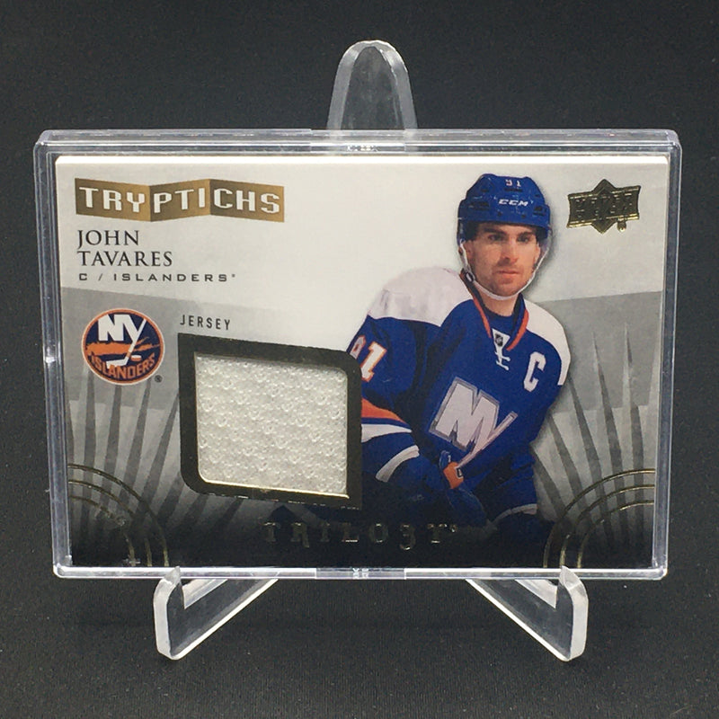 2014 UPPER DECK TRILOGY - TRYPTICHS - J. TAVARES - #T-1ST1 - #'D/400 - RELIC