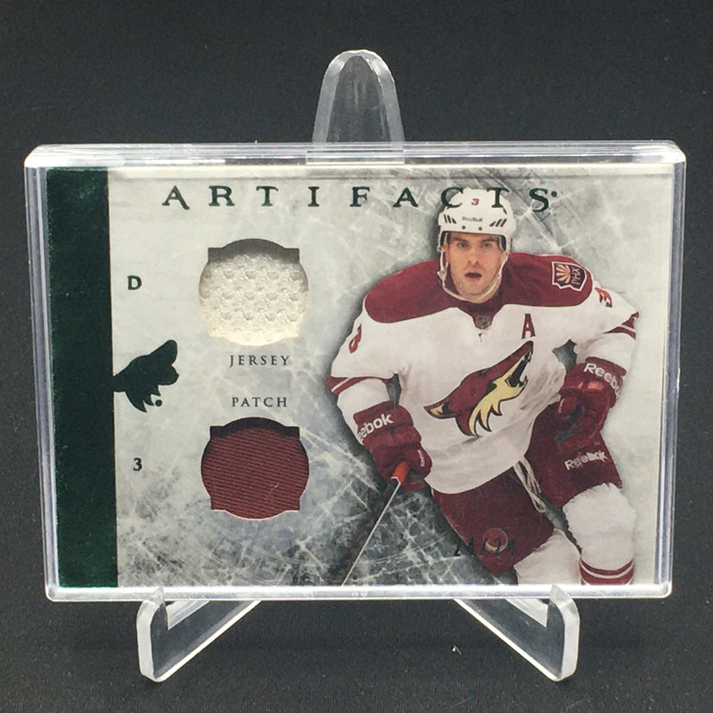 2012 UPPER DECK ARTIFACTS - GREEN - K. YANDLE - #47 - #'D/24 - JERSEY PATCH RELIC
