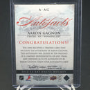 2012 UPPER DECK ARTIFACTS - AUTOFACTS - A. GAGNON -