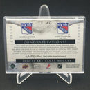 2012 UPPER DECK ARTIFACTS - TUNDRA TANDEMS - M. MESSIER/ M. GARTNER - #TT-MG - #'D/12 - DUAL FIGHT STRAP RELIC