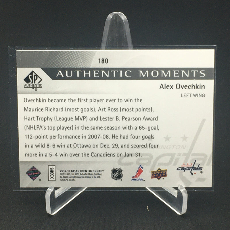 2012 UPPER DECK SP AUTHENTIC - AUTHENTIC MOMENTS - A. OVECHKIN -