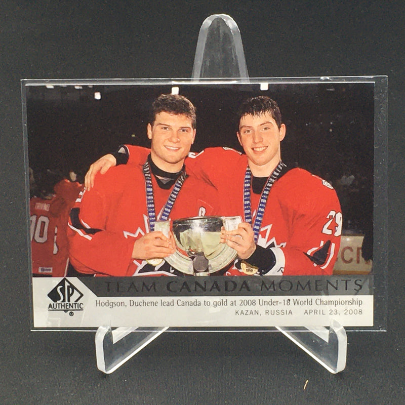 2012 UPPER DECK SP AUTHENTIC - TEAM CANADA MOMENTS - C. HODGSON/ M. DUCHENE -