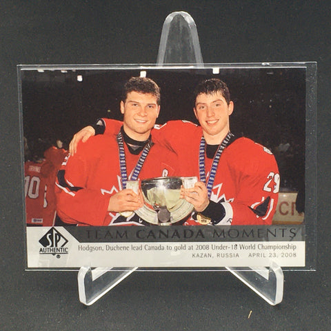 2012 UPPER DECK SP AUTHENTIC - TEAM CANADA MOMENTS - C. HODGSON/ M. DUCHENE - #210