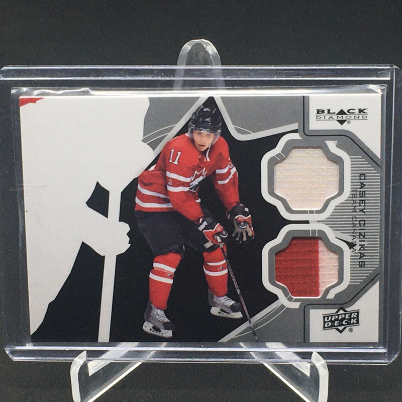 2012 UPPER DECK BLACK DIAMOND - DOUBLE DIAMOND JERSEYS - C. CIZIKAS -
