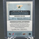 2012 UPPER DECK SP GAME USED - AUTHENTIC ROOKIES - B. DILLON -