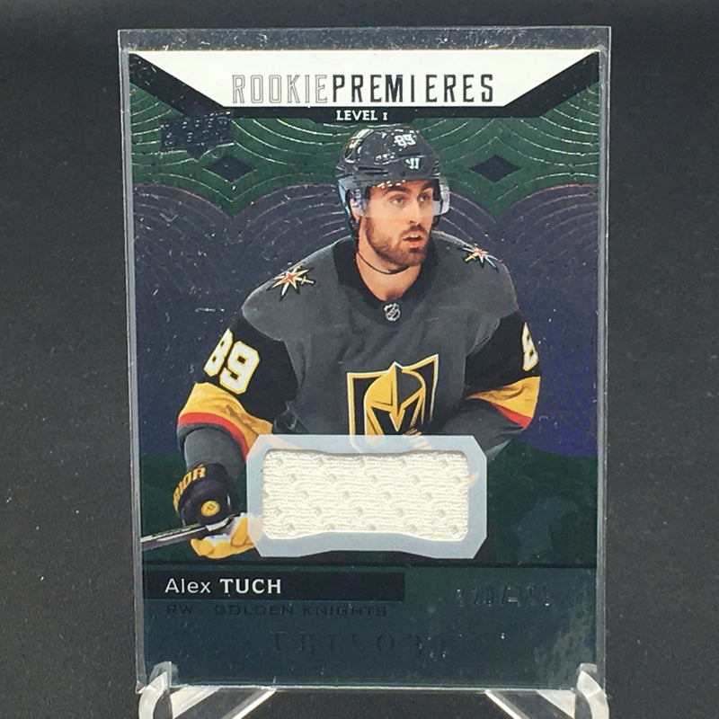 2017 UPPER DECK TRILOGY - ROOKIE PREMIERES - A. TUCH - #57 - #'D/399 - GREEN - JERSEY