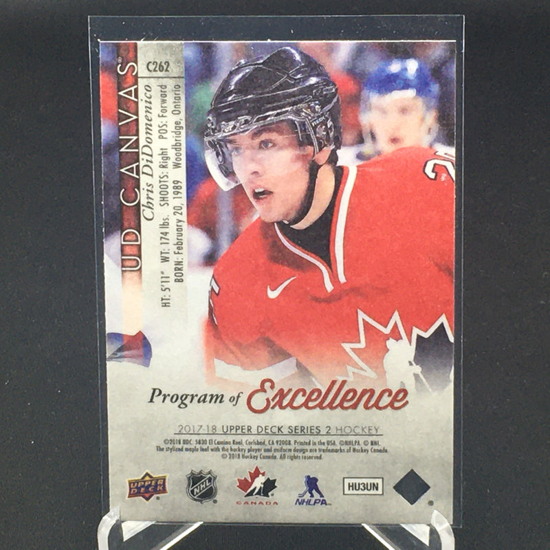 2017 UPPER DECK SERIES TWO - UD CANVAS - PROGRAM OF EXCELLENCE - C. DIDOMENICO -