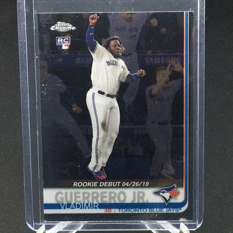 2019 TOPPS CHROME ROOKIE DEBUT - V. GUERRERO JR. -