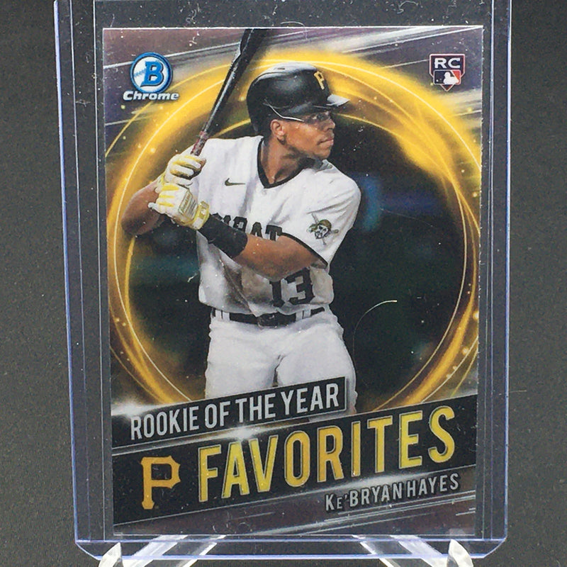 2021 TOPPS BOWMAN CHROME - ROOKIE OF THE YEAR FAVORITES  - K. HAYES -