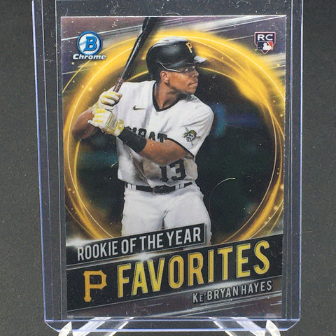 2021 TOPPS BOWMAN CHROME - ROOKIE OF THE YEAR FAVORITES  - K. HAYES - #RRY-KH - RC