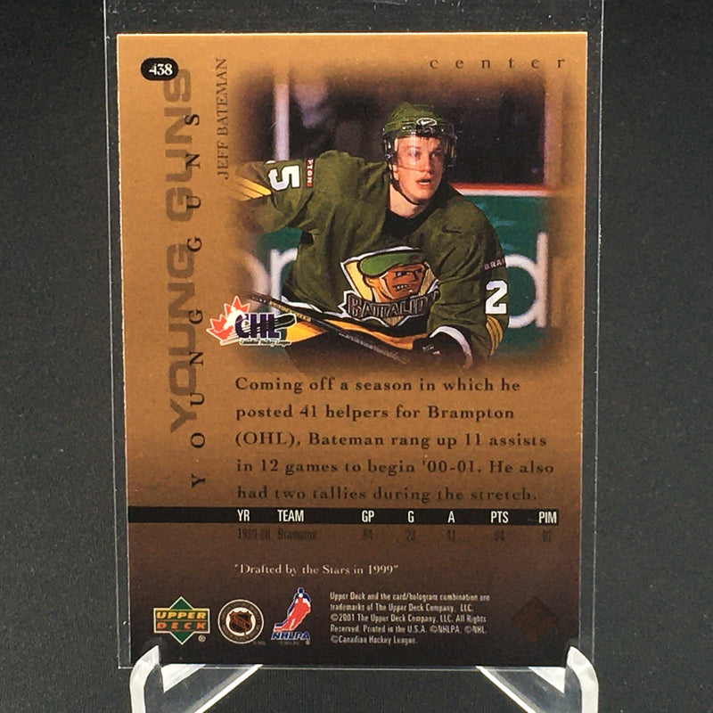 2000 UPPER DECK SERIES TWO - YOUNG GUNS - J. BATEMAN -