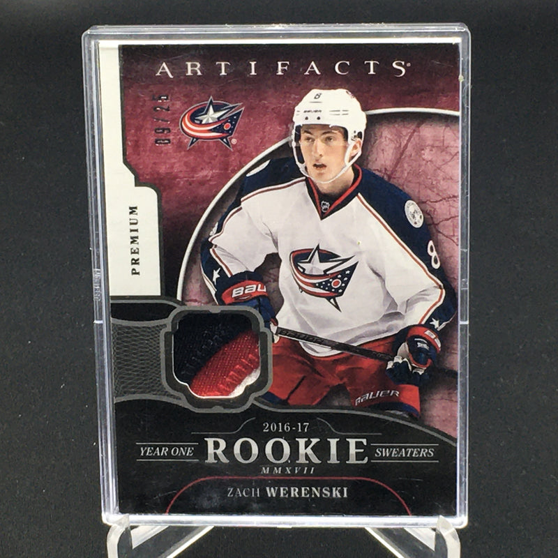 2017 UPPER DECK ARTIFACTS - YEAR ONE ROOKIE SWEATERS - Z. WERENSKI - #RS-ZW - #'D/25 - SWEATER - RC