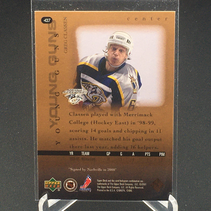 2000 UPPER DECK SERIES TWO - YOUNG GUNS - G. CLASSEN -