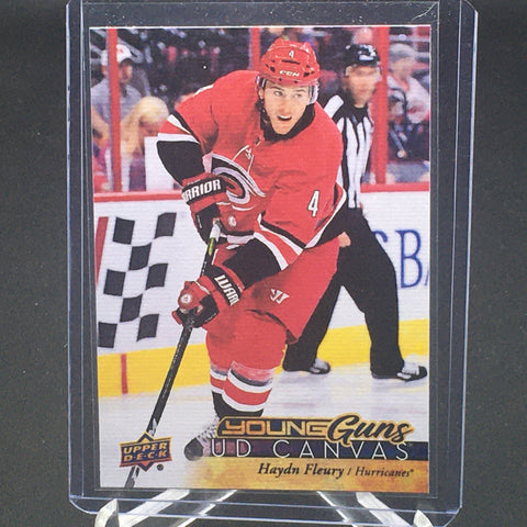 2017 UPPER DECK SERIES ONE - UD CANVAS - YOUNG GUNS - H. FLEURY - #C97 - RC
