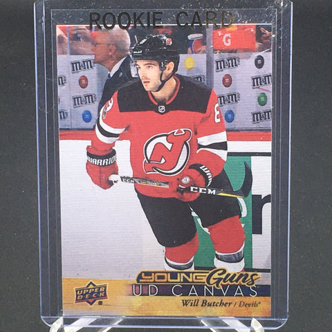 2017 UPPER DECK SERIES ONE - UD CANVAS - YOUNG GUNS - W. BUTCHER - #C109 - RC