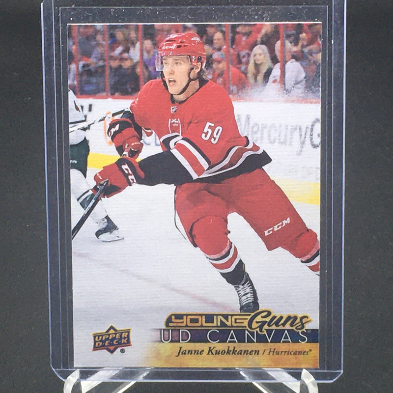 2017 UPPER DECK SERIES ONE - UD CANVAS - YOUNG GUNS - J. KUOKKANEN -