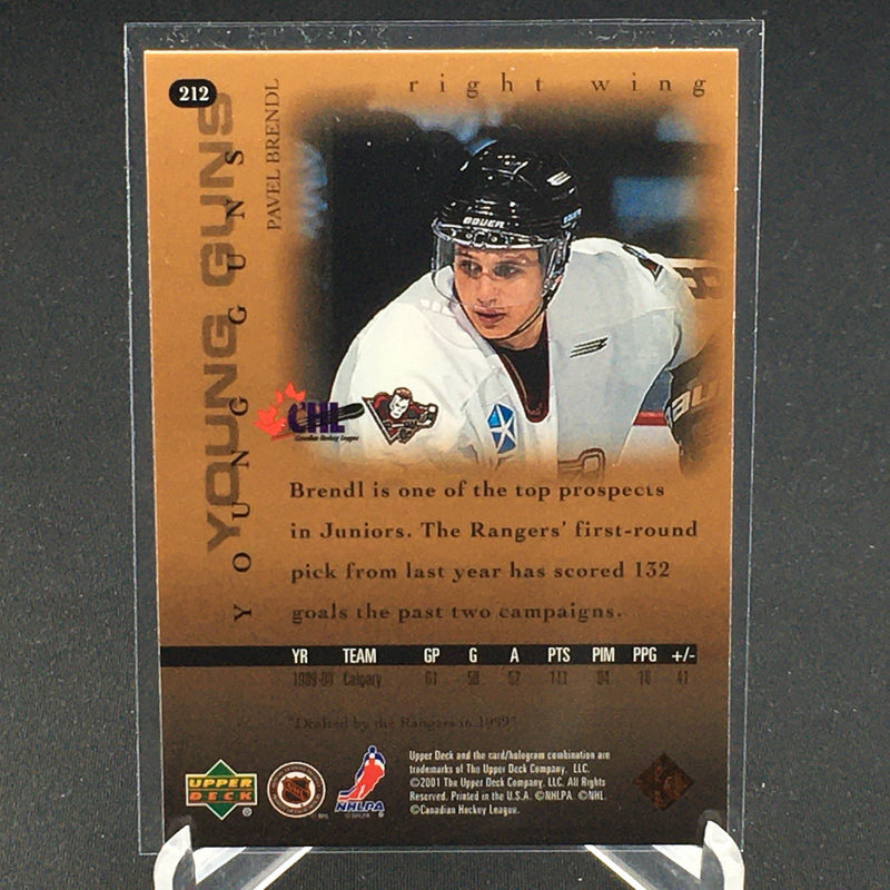2000 UPPER DECK SERIES ONE - YOUNG GUNS - P. BRENDL -