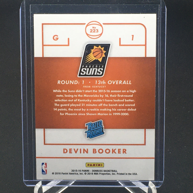 2015 PANINI DONRUSS - RATED ROOKIE - D. BOOKER -