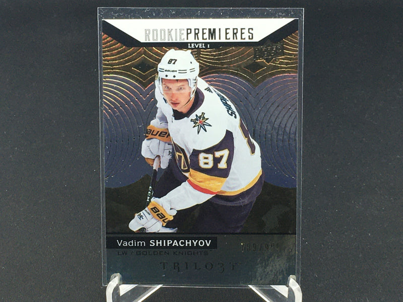 2017 UPPER DECK TRILOGY - ROOKIE PREMIERES - V. SHIPACHYOV - #75 - #'D/999 - RC